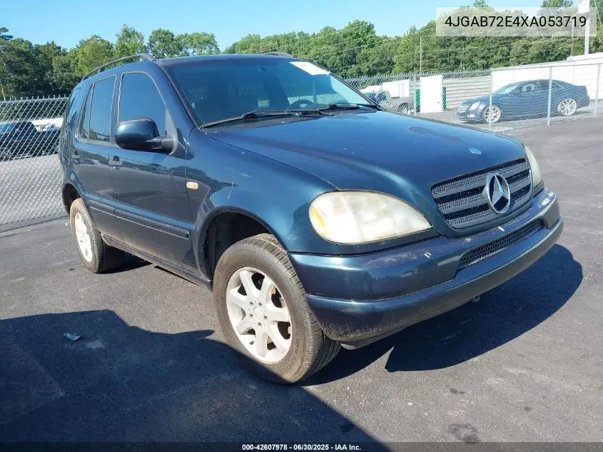 1999 Mercedes-Benz Ml 430 VIN: 4JGAB72E4XA053719 Lot: 42607978