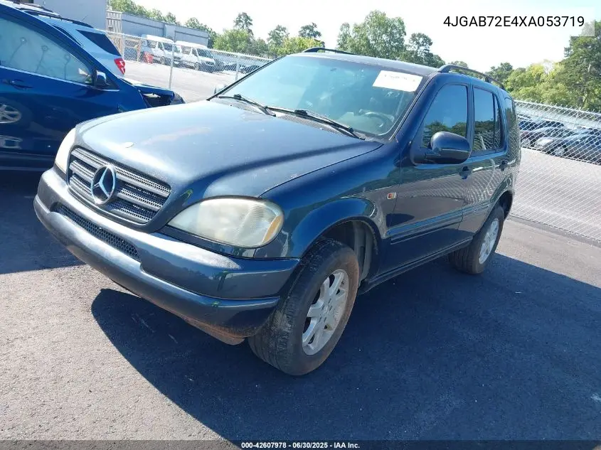 1999 Mercedes-Benz Ml 430 VIN: 4JGAB72E4XA053719 Lot: 42607978