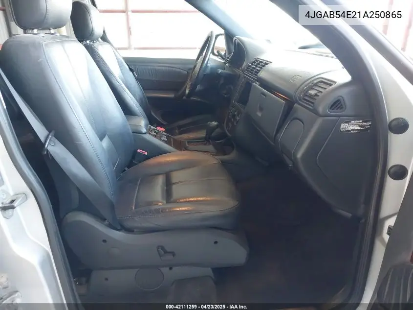 2001 Mercedes-Benz Ml 320 VIN: 4JGAB54E21A250865 Lot: 42111259