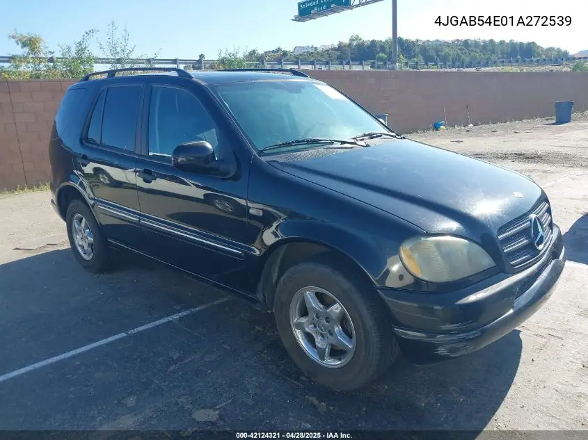 2001 Mercedes-Benz Ml 320 VIN: 4JGAB54E01A272539 Lot: 42124321