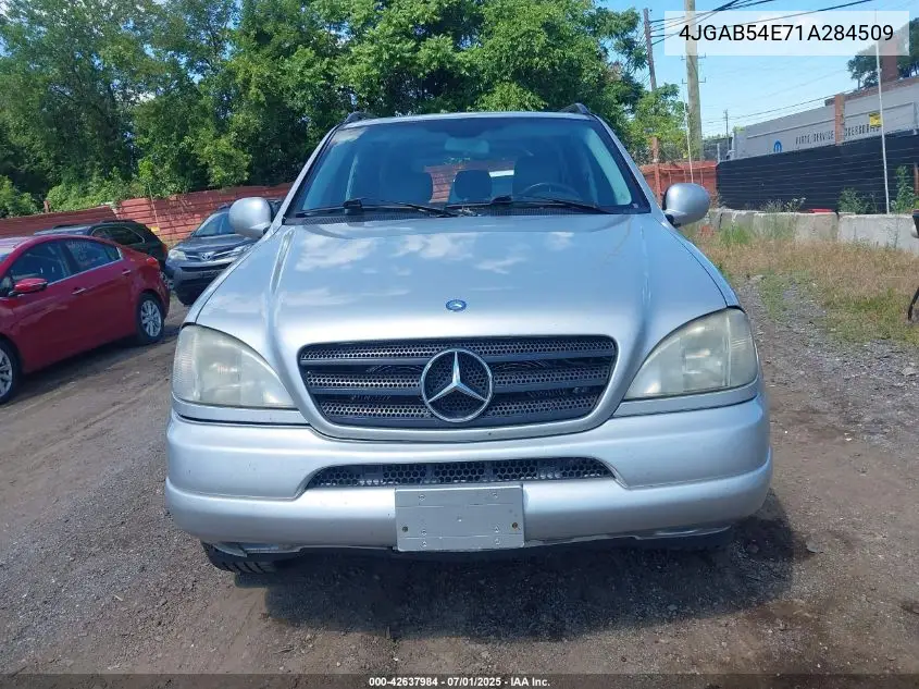 2001 Mercedes-Benz Ml 320 VIN: 4JGAB54E71A284509 Lot: 42637984
