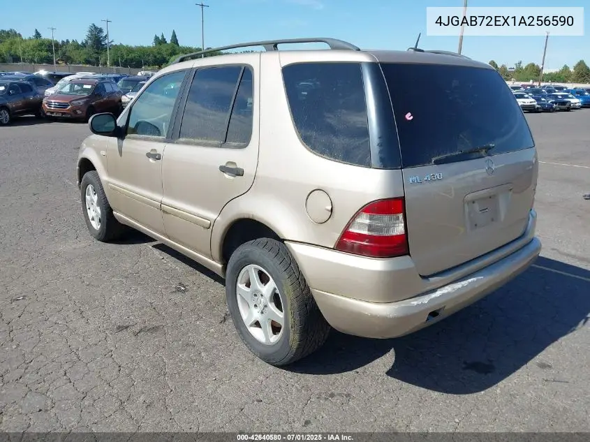 2001 Mercedes-Benz Ml 430 VIN: 4JGAB72EX1A256590 Lot: 42640580