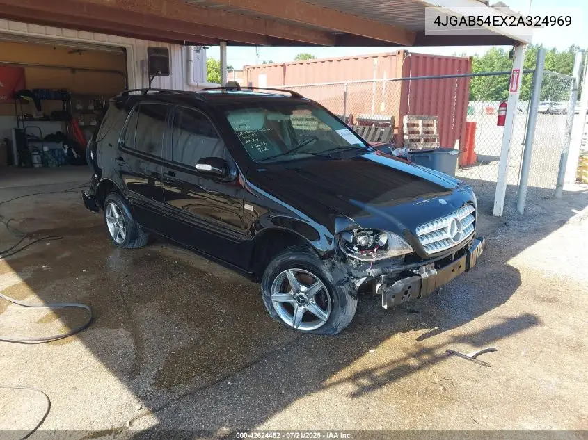 2002 Mercedes-Benz Ml 320 VIN: 4JGAB54EX2A324969 Lot: 42624462