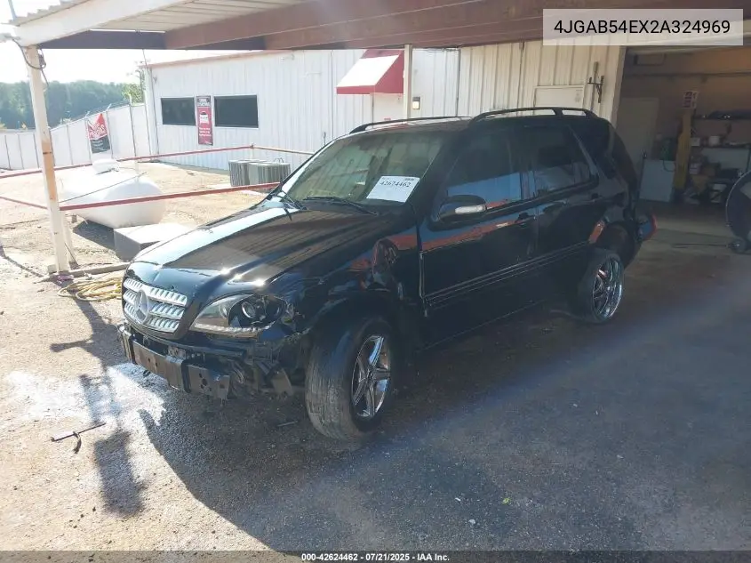 2002 Mercedes-Benz Ml 320 VIN: 4JGAB54EX2A324969 Lot: 42624462