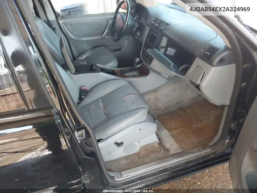 2002 Mercedes-Benz Ml 320 VIN: 4JGAB54EX2A324969 Lot: 42624462