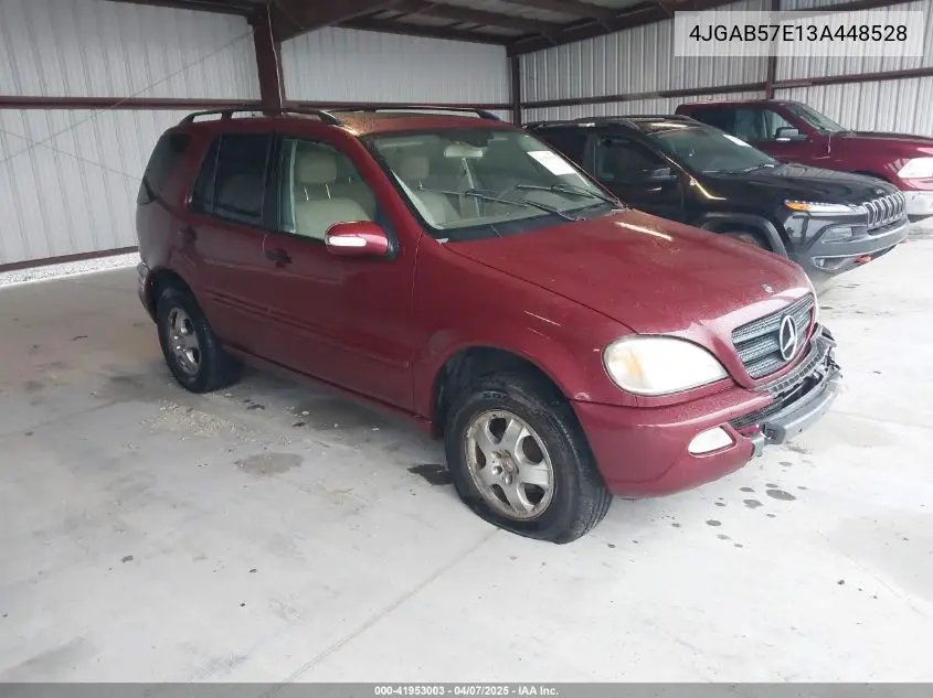 2003 Mercedes-Benz Ml 350 VIN: 4JGAB57E13A448528 Lot: 41953003