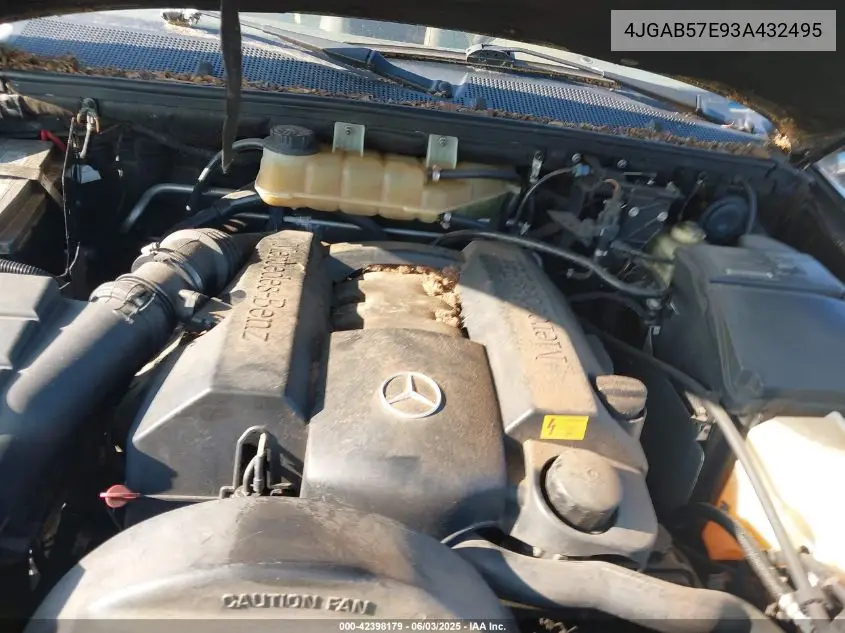 2003 Mercedes-Benz Ml 350 VIN: 4JGAB57E93A432495 Lot: 42398179