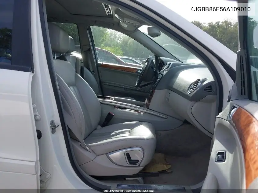 2006 Mercedes-Benz Ml 350 4Matic VIN: 4JGBB86E56A109010 Lot: 42236038