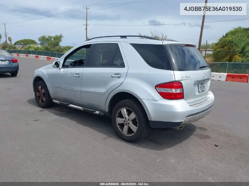2006 Mercedes-Benz Ml 500 4Matic VIN: 4JGBB75E36A019530 Lot: 42585038