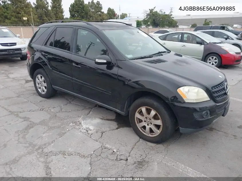 2006 Mercedes-Benz Ml 350 4Matic VIN: 4JGBB86E56A099885 Lot: 42596488