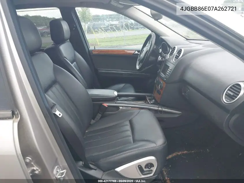 2007 Mercedes-Benz Ml 350 4Matic VIN: 4JGBB86E07A262721 Lot: 42177769