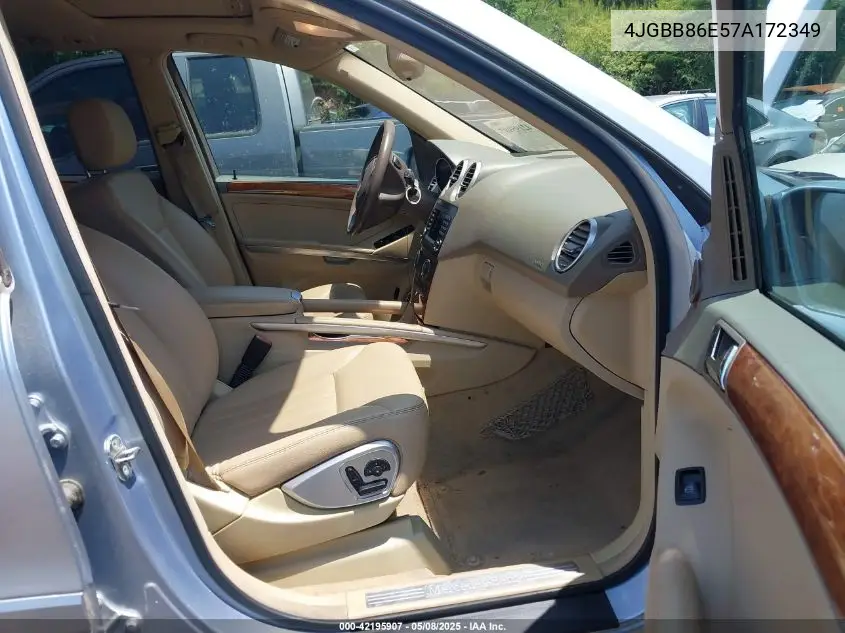 2007 Mercedes-Benz Ml 350 4Matic VIN: 4JGBB86E57A172349 Lot: 42195907