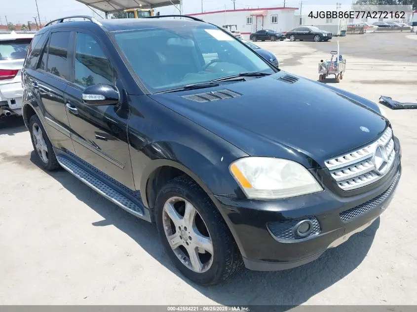2007 Mercedes-Benz Ml 350 4Matic VIN: 4JGBB86E77A272162 Lot: 42584221