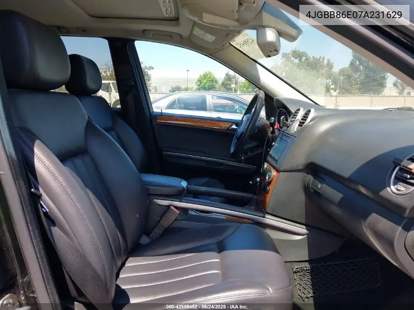 2007 Mercedes-Benz Ml 350 4Matic VIN: 4JGBB86E07A231629 Lot: 42586452