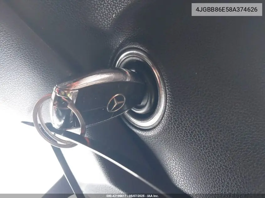 2008 Mercedes-Benz Ml 350 4Matic VIN: 4JGBB86E58A374626 Lot: 42196617