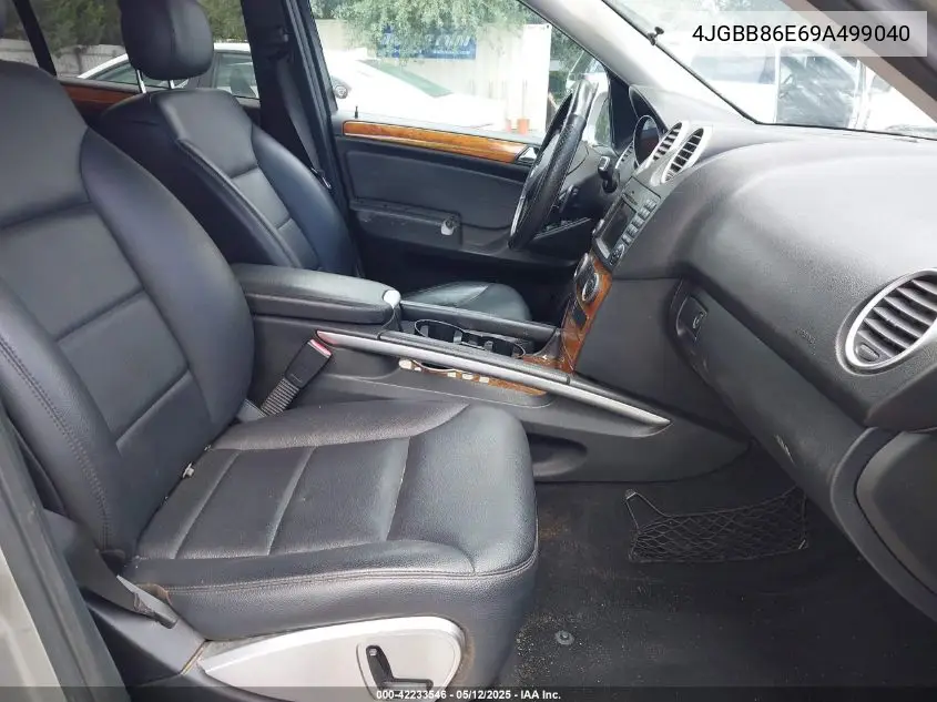 2009 Mercedes-Benz Ml 350 4Matic VIN: 4JGBB86E69A499040 Lot: 42233546