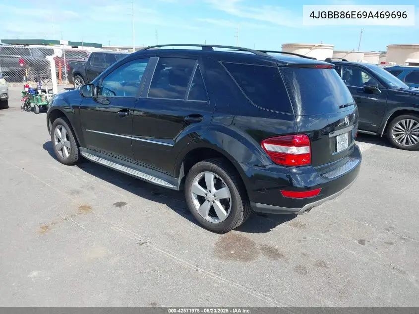 2009 Mercedes-Benz Ml 350 4Matic VIN: 4JGBB86E69A469696 Lot: 42571975