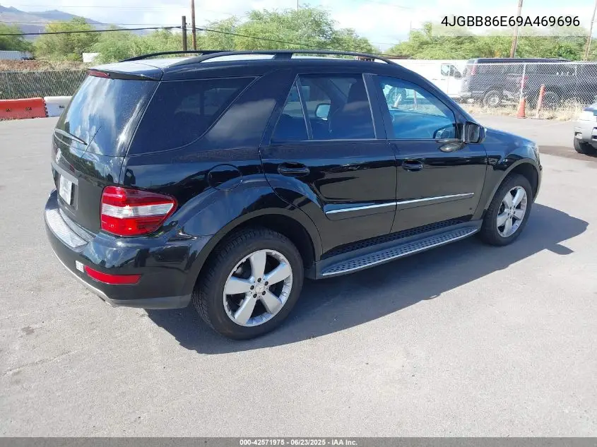 2009 Mercedes-Benz Ml 350 4Matic VIN: 4JGBB86E69A469696 Lot: 42571975