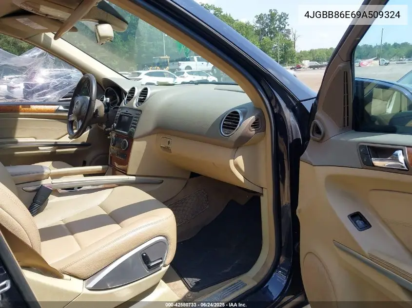 2009 Mercedes-Benz Ml 350 4Matic VIN: 4JGBB86E69A509324 Lot: 42580733