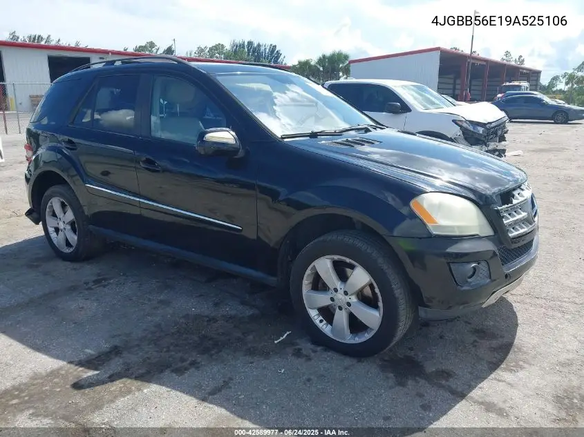 2009 Mercedes-Benz Ml 350 VIN: 4JGBB56E19A525106 Lot: 42589977