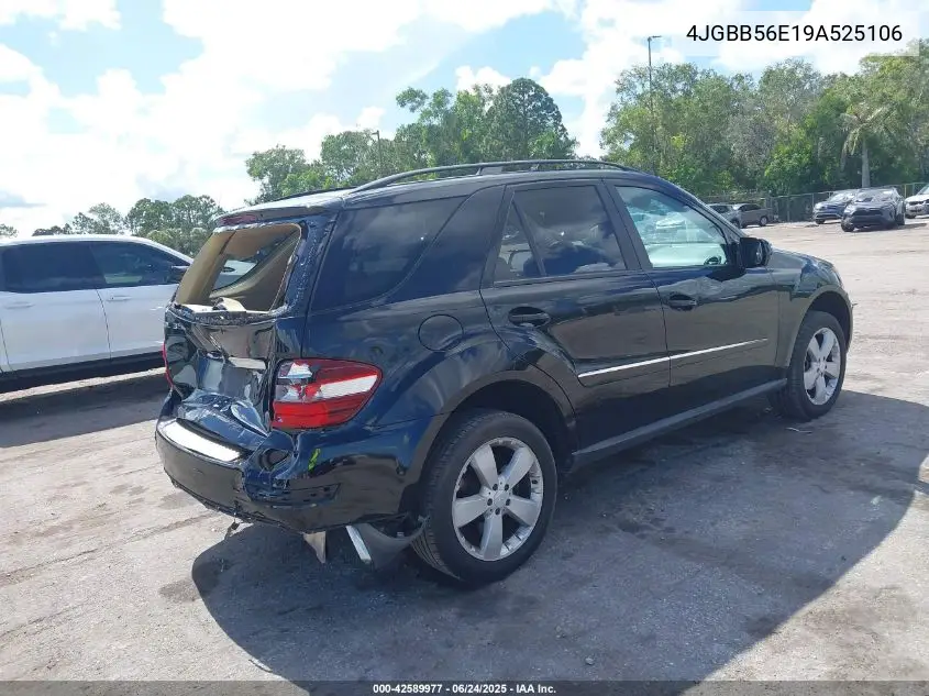 2009 Mercedes-Benz Ml 350 VIN: 4JGBB56E19A525106 Lot: 42589977