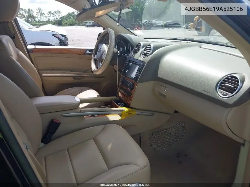 2009 Mercedes-Benz Ml 350 VIN: 4JGBB56E19A525106 Lot: 42589977