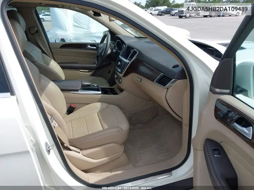 2013 Mercedes-Benz Ml 350 4Matic VIN: 4JGDA5HB2DA109489 Lot: 42241793