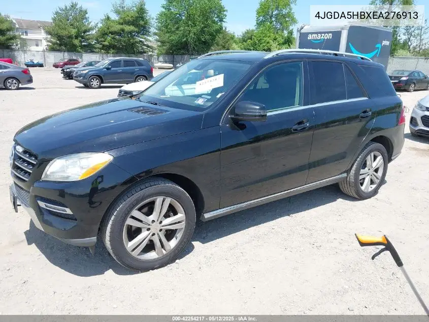 2014 Mercedes-Benz Ml 350 4Matic VIN: 4JGDA5HBXEA276913 Lot: 42254217