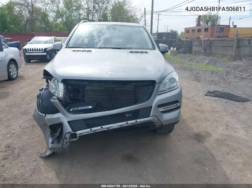 2015 Mercedes-Benz Ml 350 4Matic VIN: 4JGDA5HB1FA506811 Lot: 42241750