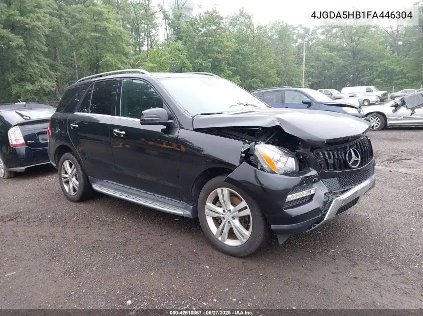 2015 Mercedes-Benz Ml 350 4Matic VIN: 4JGDA5HB1FA446304 Lot: 42610867