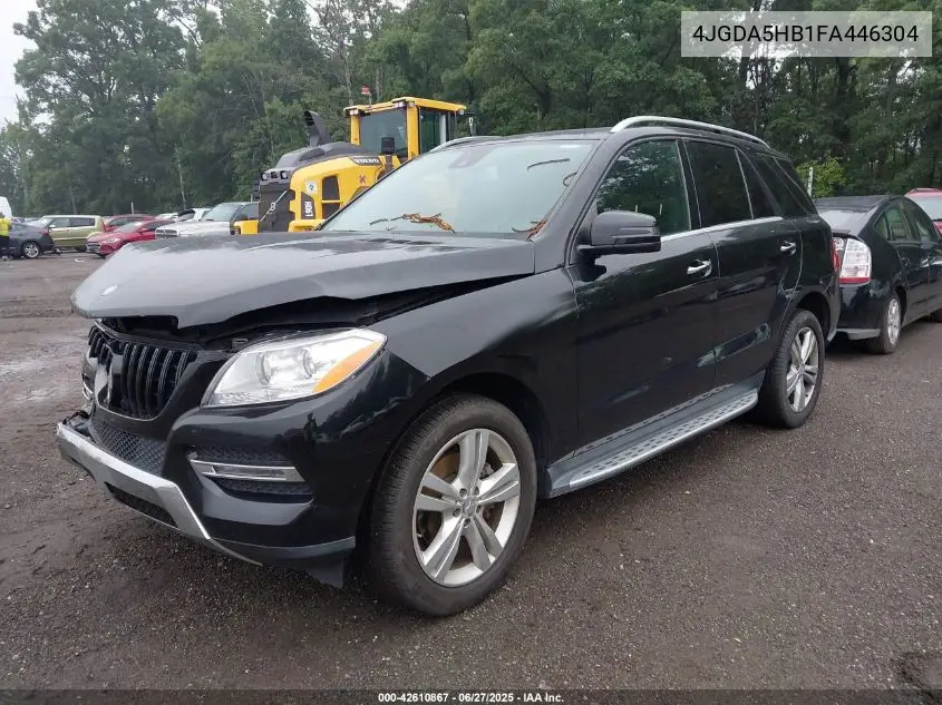 2015 Mercedes-Benz Ml 350 4Matic VIN: 4JGDA5HB1FA446304 Lot: 42610867