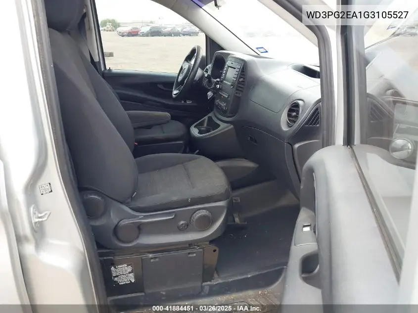 2016 Mercedes-Benz Metris VIN: WD3PG2EA1G3105527 Lot: 41884451