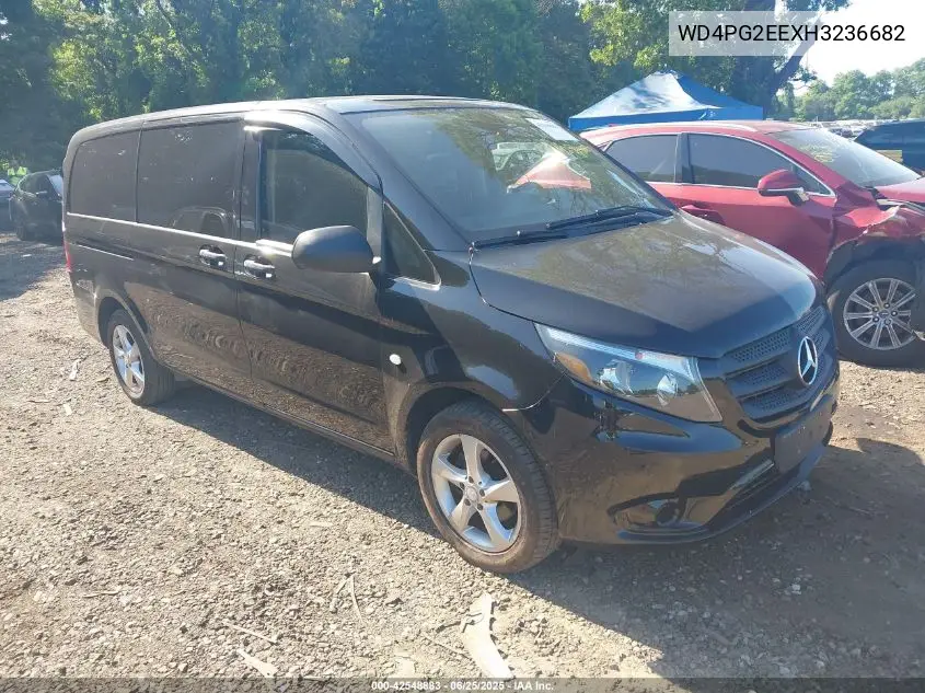2017 Mercedes-Benz Metris VIN: WD4PG2EEXH3236682 Lot: 42548883