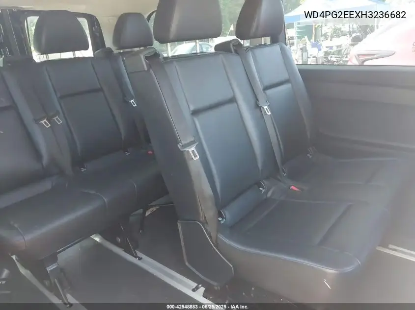 2017 Mercedes-Benz Metris VIN: WD4PG2EEXH3236682 Lot: 42548883