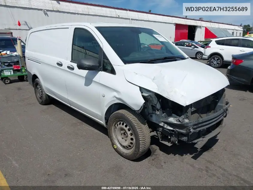 2017 Mercedes-Benz Metris VIN: WD3PG2EA7H3255689 Lot: 42785098