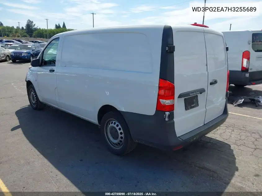 2017 Mercedes-Benz Metris VIN: WD3PG2EA7H3255689 Lot: 42785098