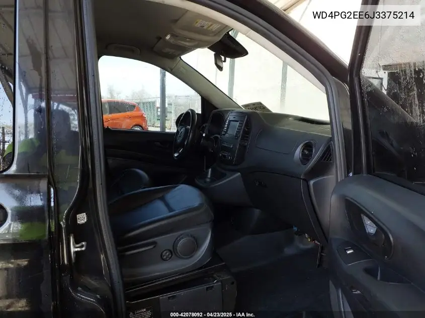 2018 Mercedes-Benz Metris VIN: WD4PG2EE6J3375214 Lot: 42078092