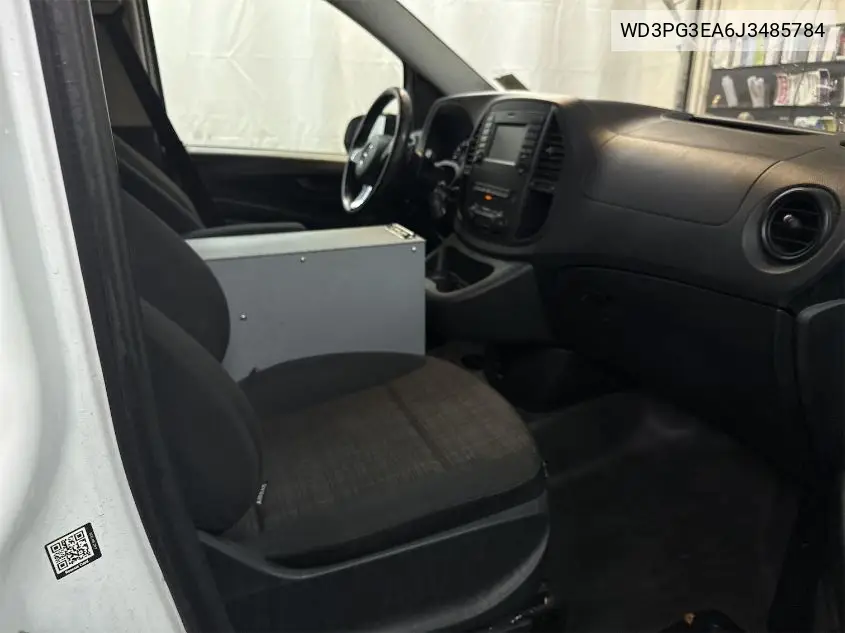 2018 Mercedes-Benz Metris VIN: WD3PG3EA6J3485784 Lot: 42258816