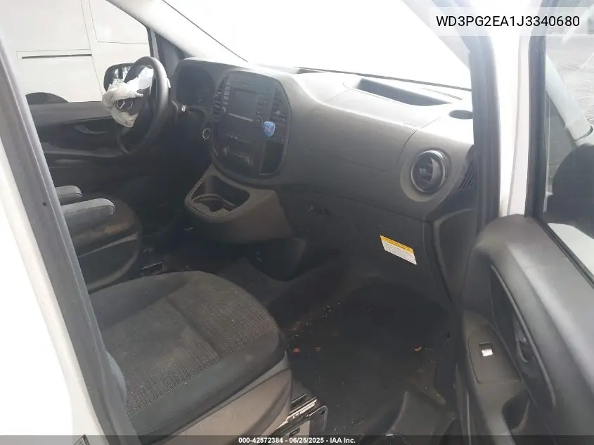 2018 Mercedes-Benz Metris VIN: WD3PG2EA1J3340680 Lot: 42572384
