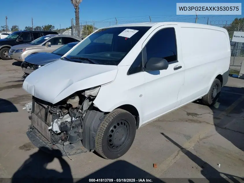 2019 Mercedes-Benz Metris VIN: WD3PG2EAXK3530575 Lot: 41813709