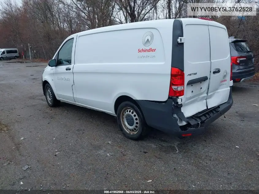 2020 Mercedes-Benz Metris VIN: W1YV0BEY5L3762528 Lot: 41952568