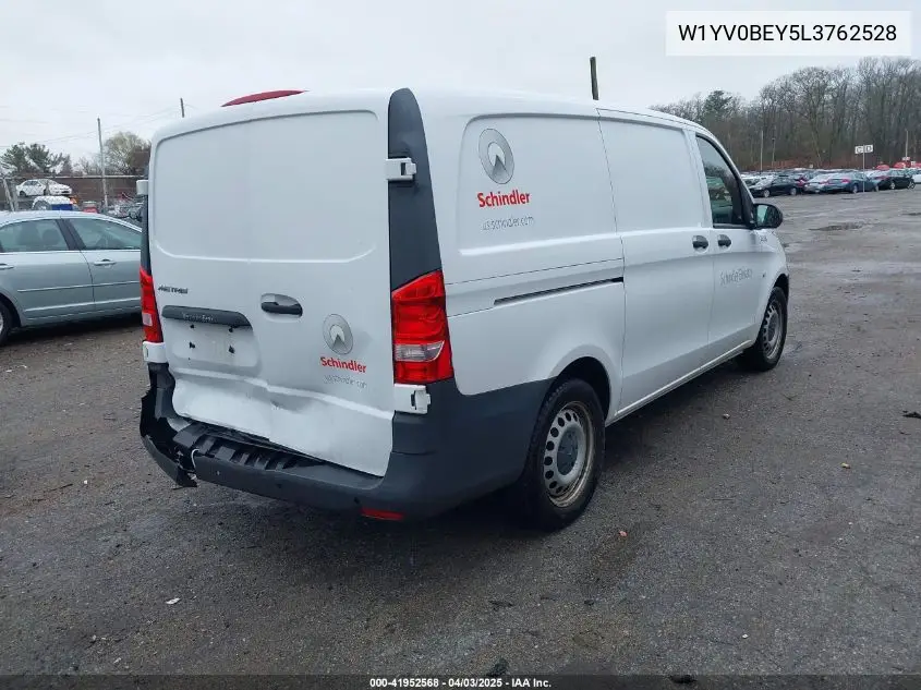 2020 Mercedes-Benz Metris VIN: W1YV0BEY5L3762528 Lot: 41952568