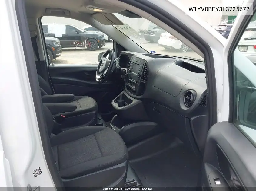 2020 Mercedes-Benz Metris VIN: W1YV0BEY3L3725672 Lot: 42192983