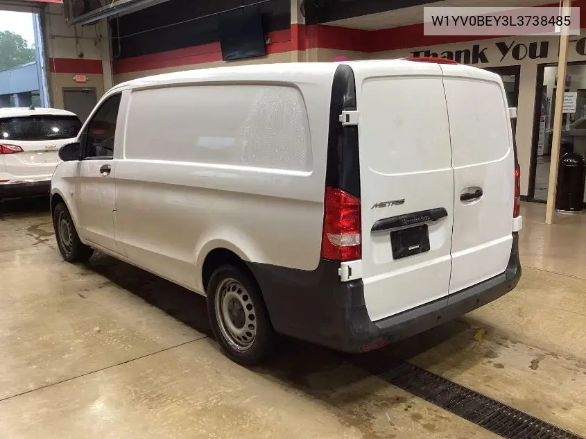 2020 Mercedes-Benz Metris VIN: W1YV0BEY3L3738485 Lot: 42250080
