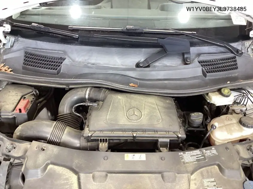 2020 Mercedes-Benz Metris VIN: W1YV0BEY3L3738485 Lot: 42250080