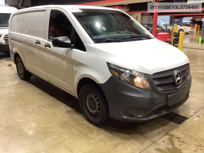2020 Mercedes-Benz Metris VIN: W1YV0BEY3L3738485 Lot: 42250080