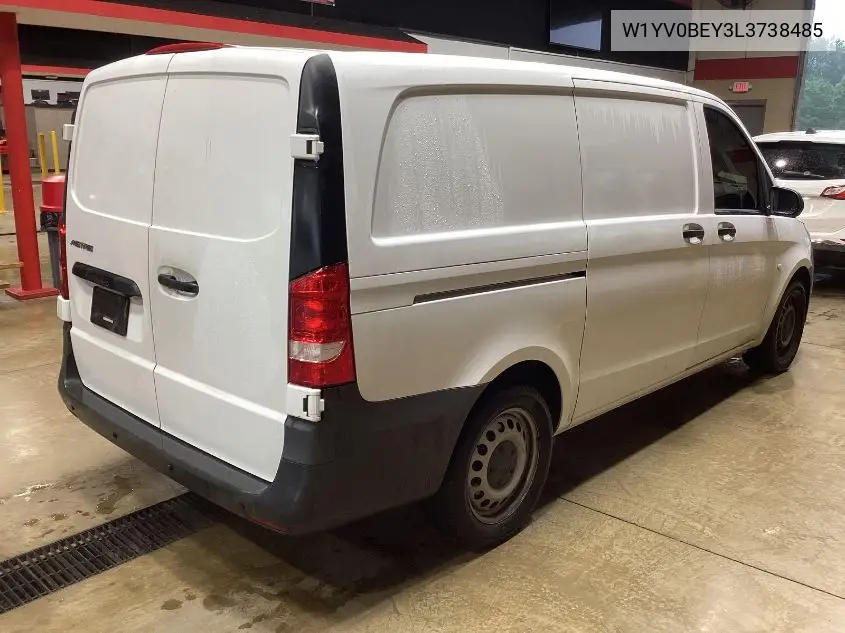 2020 Mercedes-Benz Metris VIN: W1YV0BEY3L3738485 Lot: 42250080