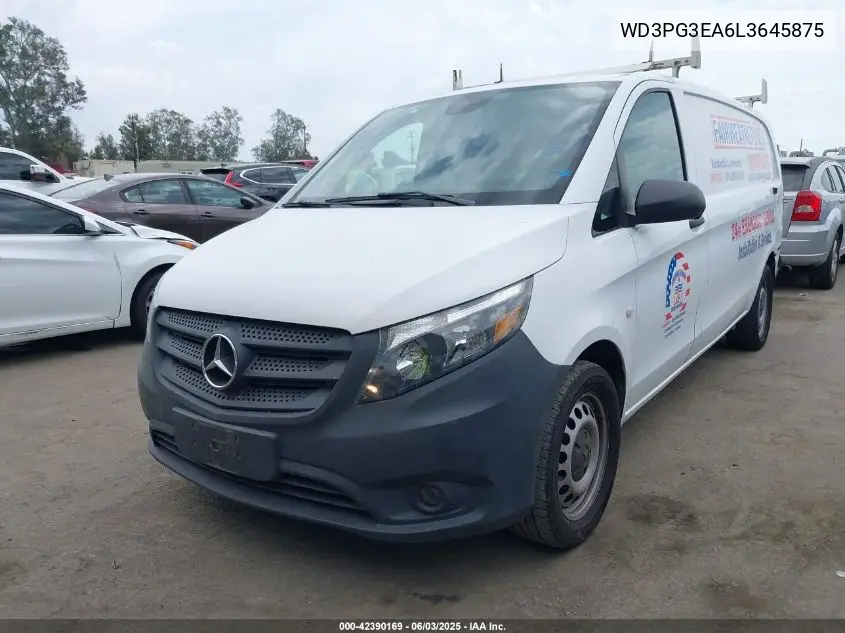 2020 Mercedes-Benz Metris VIN: WD3PG3EA6L3645875 Lot: 42390169
