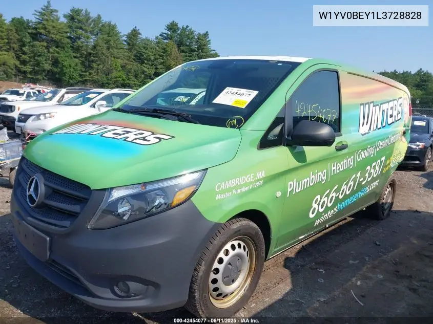 2020 Mercedes-Benz Metris VIN: W1YV0BEY1L3728828 Lot: 42454077