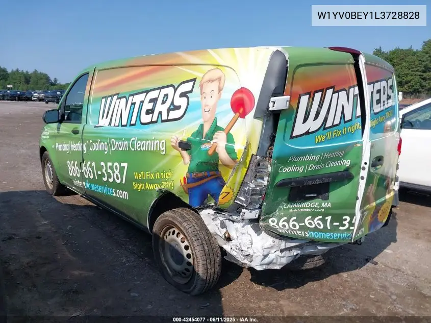 2020 Mercedes-Benz Metris VIN: W1YV0BEY1L3728828 Lot: 42454077